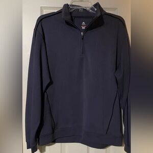 Bolle Golf Men’s Thermal Top Long Sleeve Pullover Zip Shirt Gray Size Medium